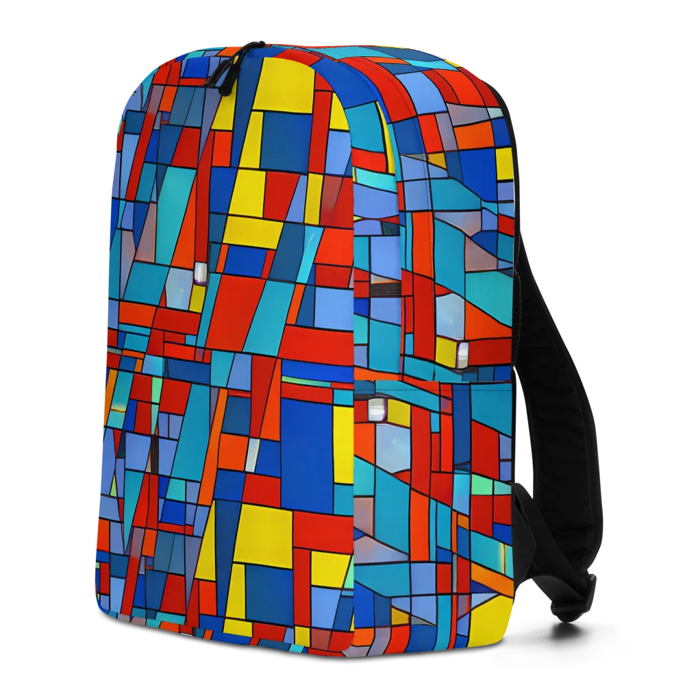 Scarlet Structure on Minimalist Backpack — Left