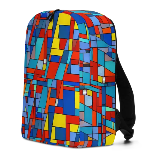 Scarlet Structure on a Minimalist Backpack