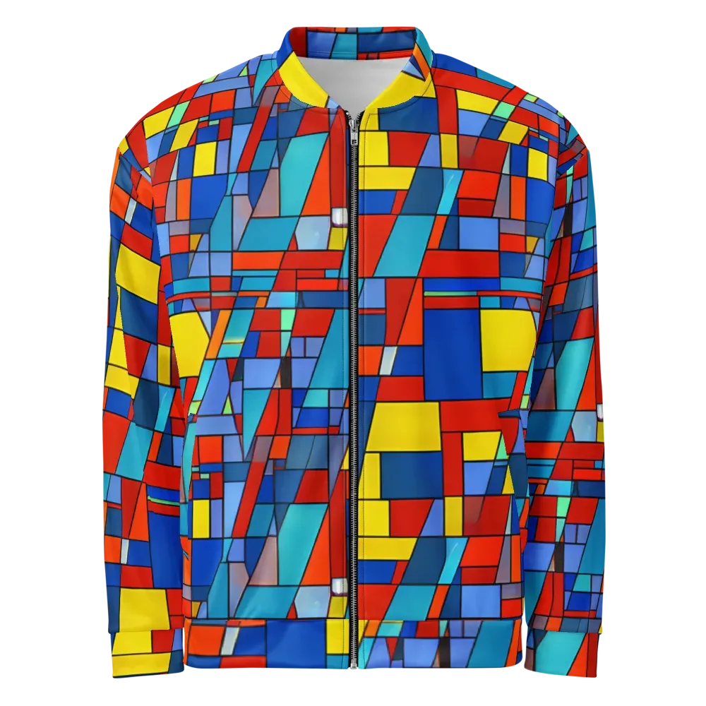 Scarlet Structure on Bomber Jacket — Front