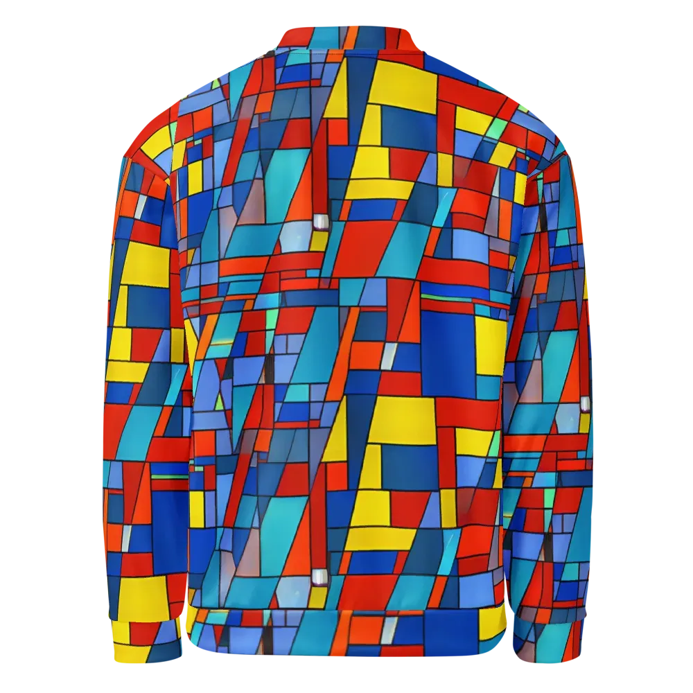 Scarlet Structure on Bomber Jacket — Back