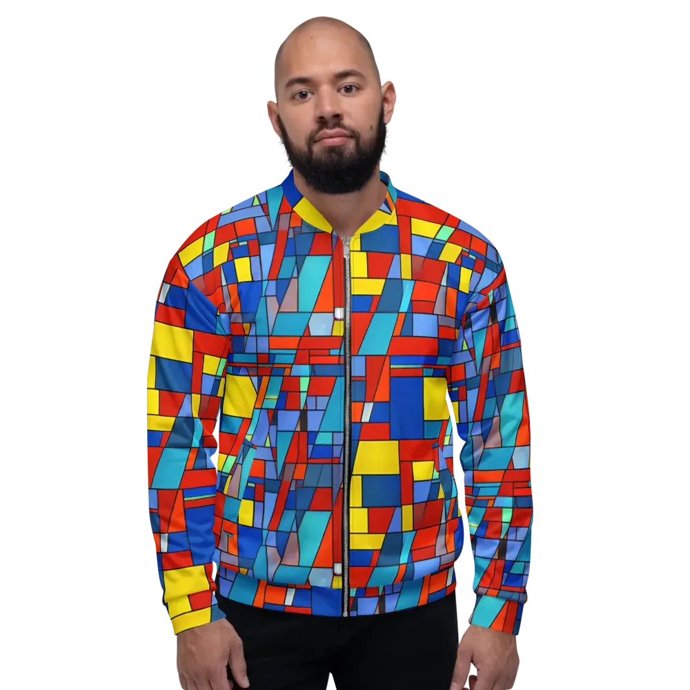 Scarlet Structure on Bomber Jacket — Front