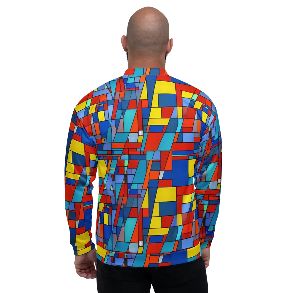 Scarlet Structure on Bomber Jacket — Back