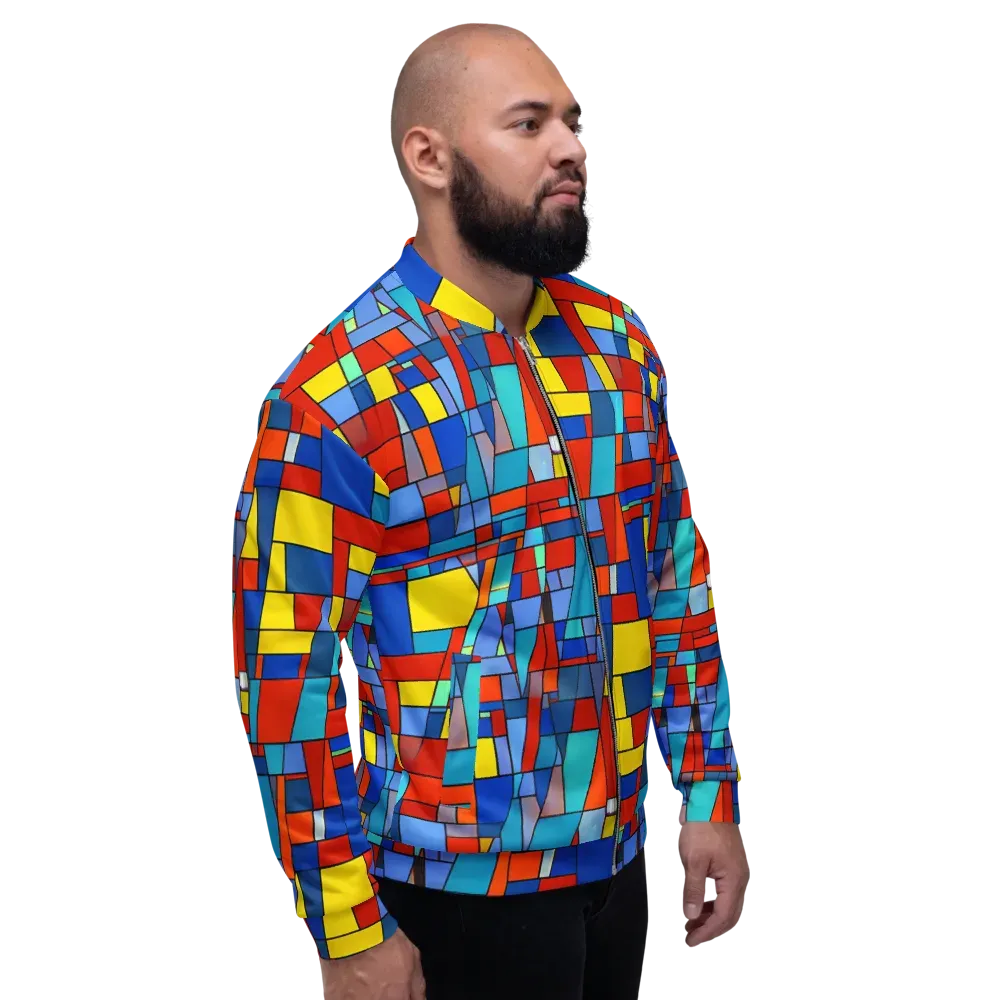 Scarlet Structure on Bomber Jacket — Right