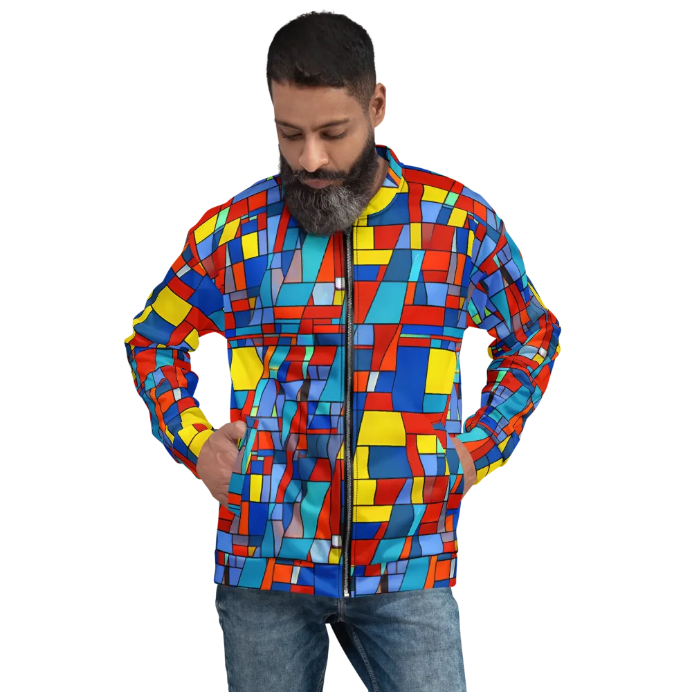 Scarlet Structure on Bomber Jacket — Front