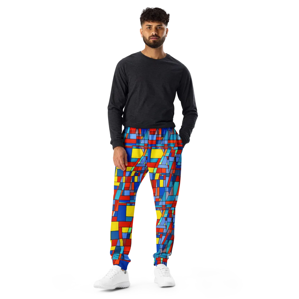 Scarlet Structure on Men's Joggers — Front