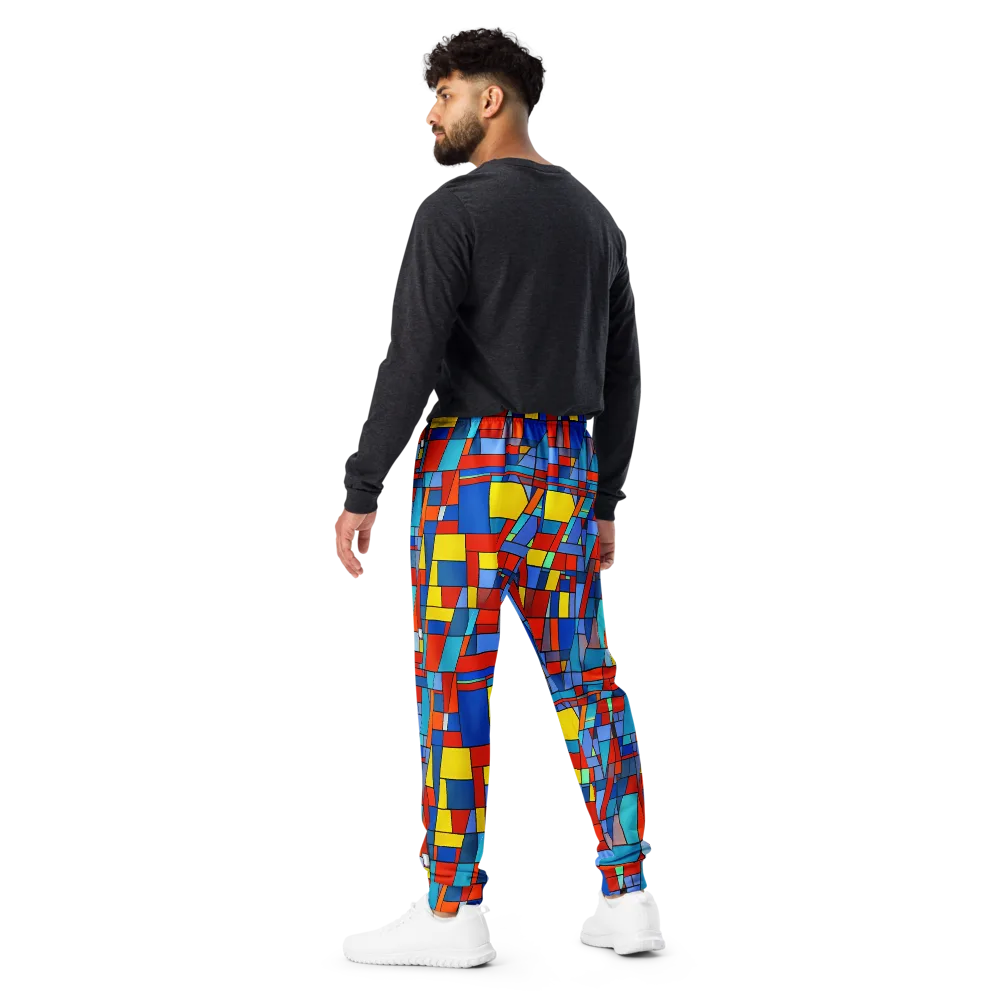 Scarlet Structure on Men's Joggers — Back