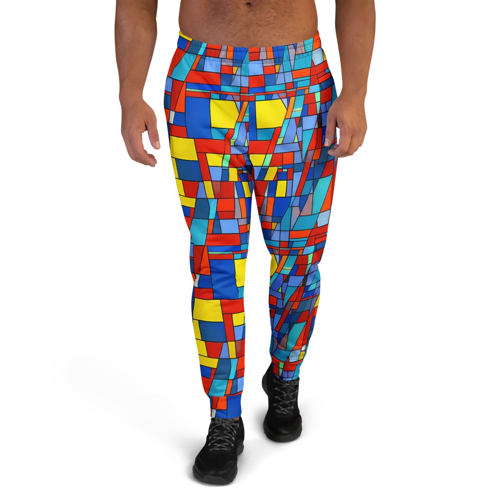 Scarlet Structure on Men's Joggers — Front
