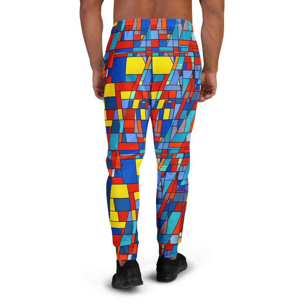 Scarlet Structure on Men's Joggers — Back