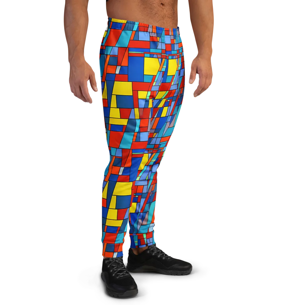 Scarlet Structure on Men's Joggers — Right