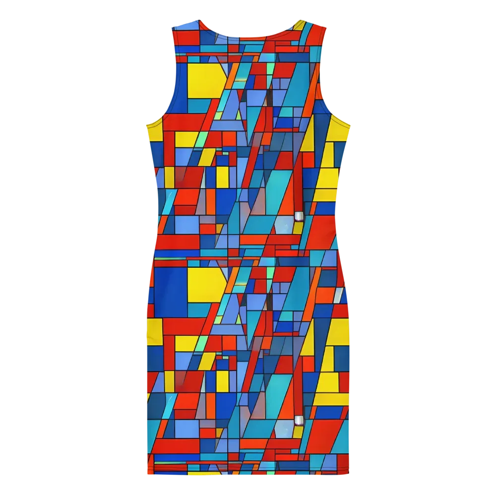 Scarlet Structure on Bodycon Dress — Back