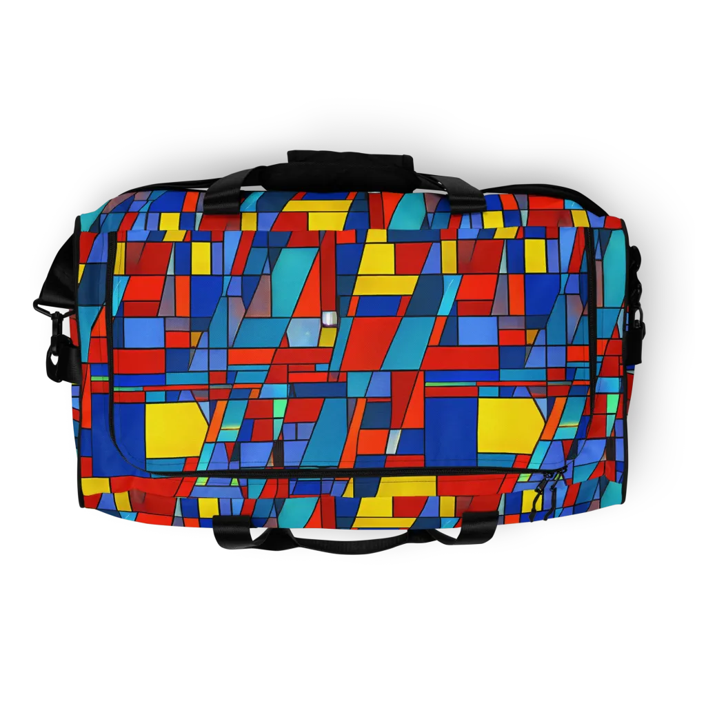 Scarlet Structure on Duffle Bag — Top