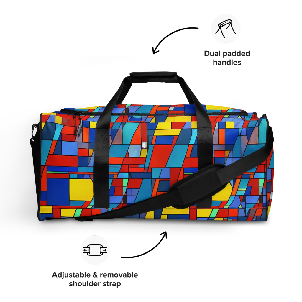 Scarlet Structure on Duffle Bag — Front