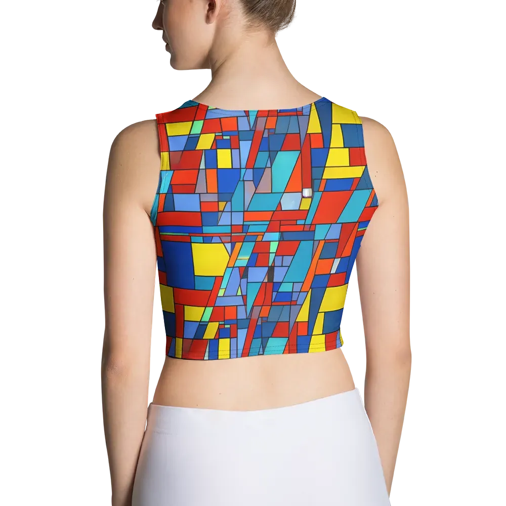 Scarlet Structure on Crop Top — Back