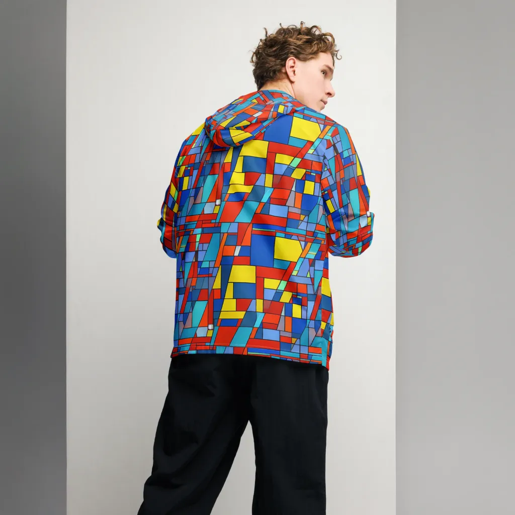 Scarlet Structure on Men's Windbreaker — Back