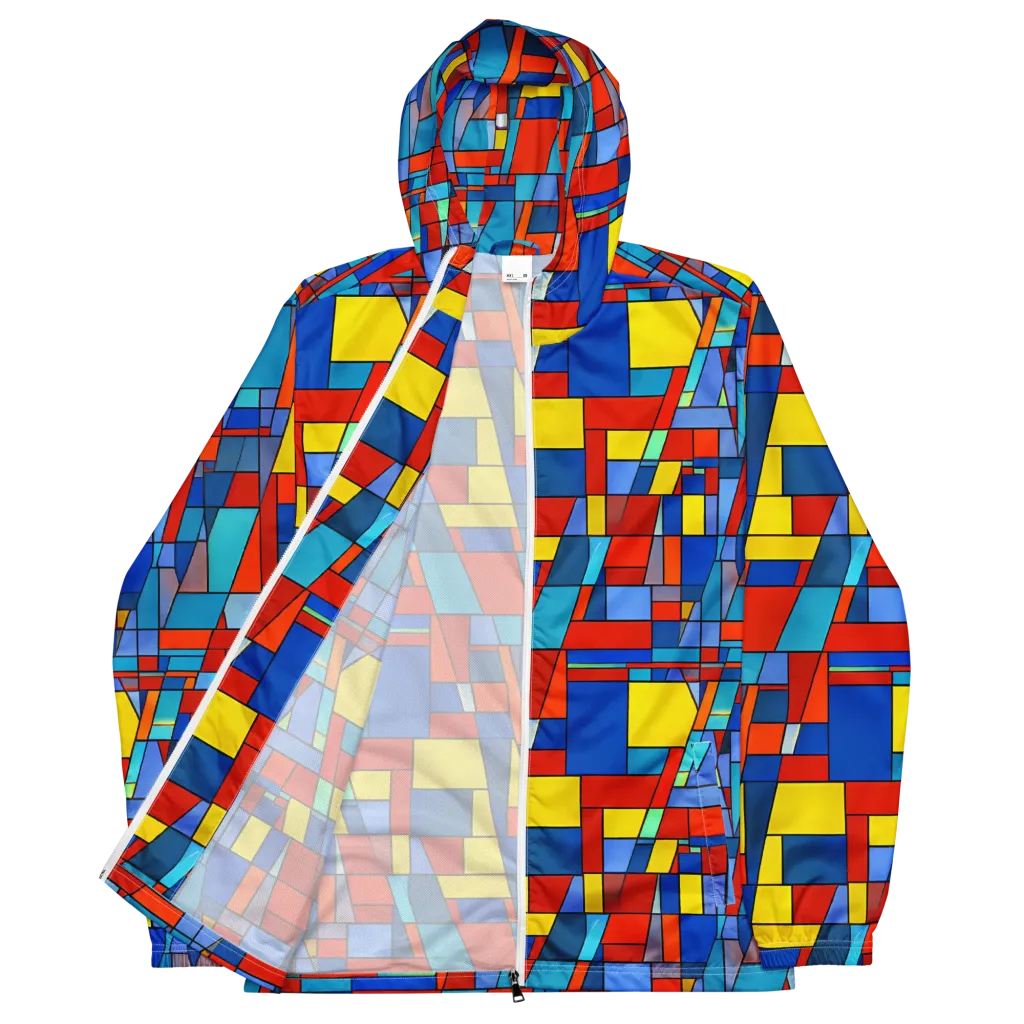 Scarlet Structure on Men's Windbreaker — Front