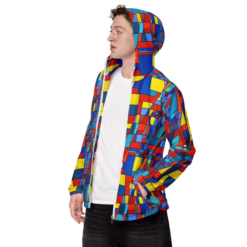 Scarlet Structure on Men's Windbreaker — Left Front