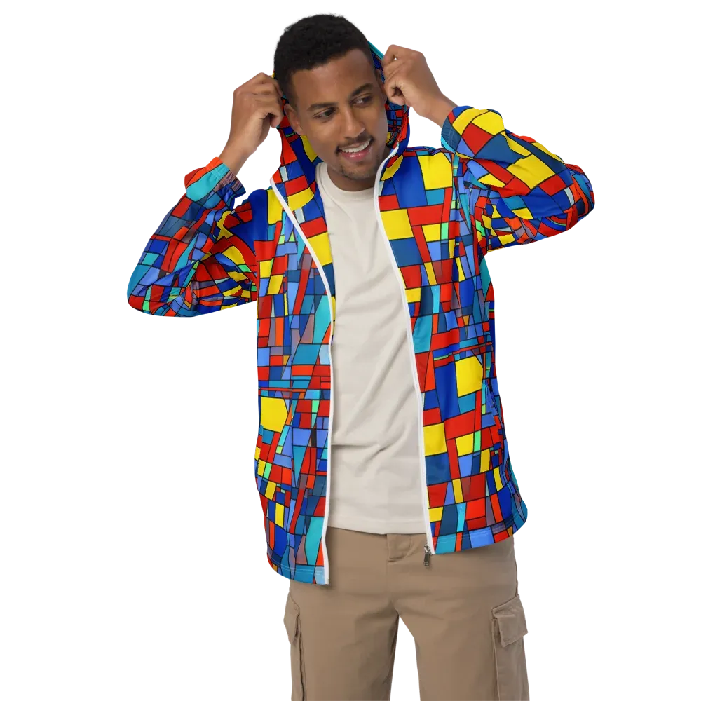 Scarlet Structure on Men's Windbreaker — Front