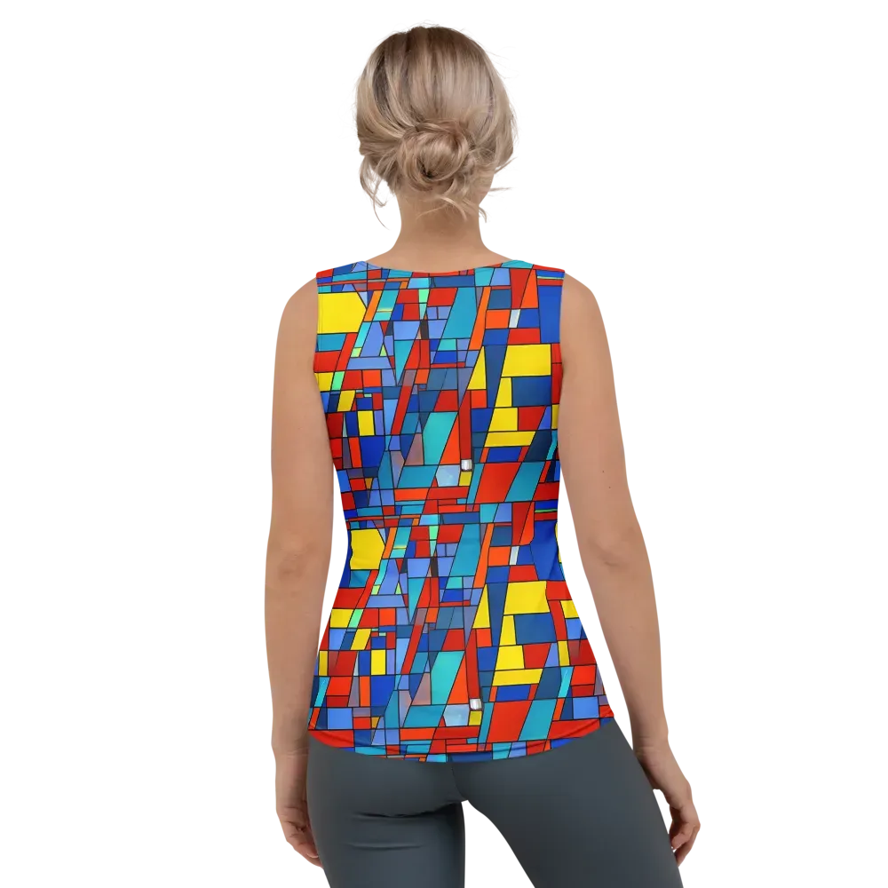 Scarlet Structure on Women's Tank Top — Back