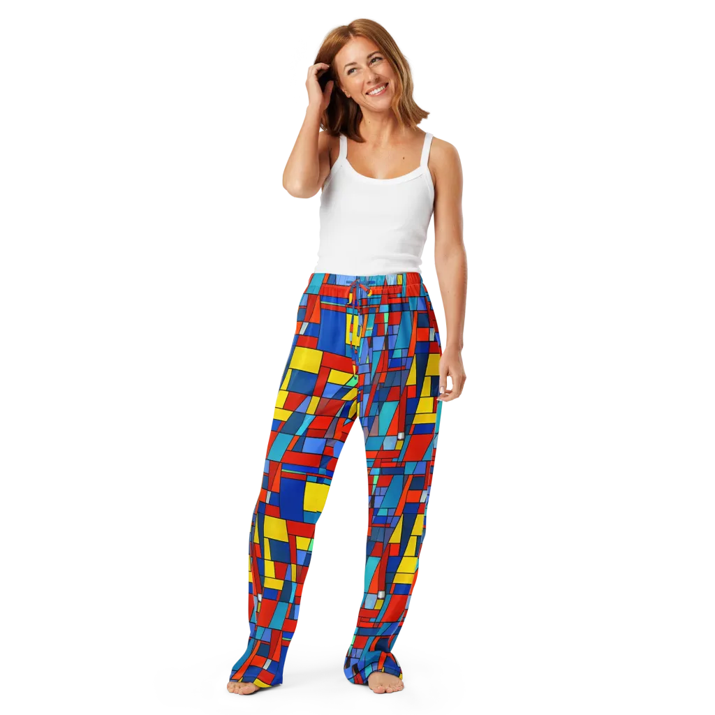 Scarlet Structure on Women's Pajama Pants — Front