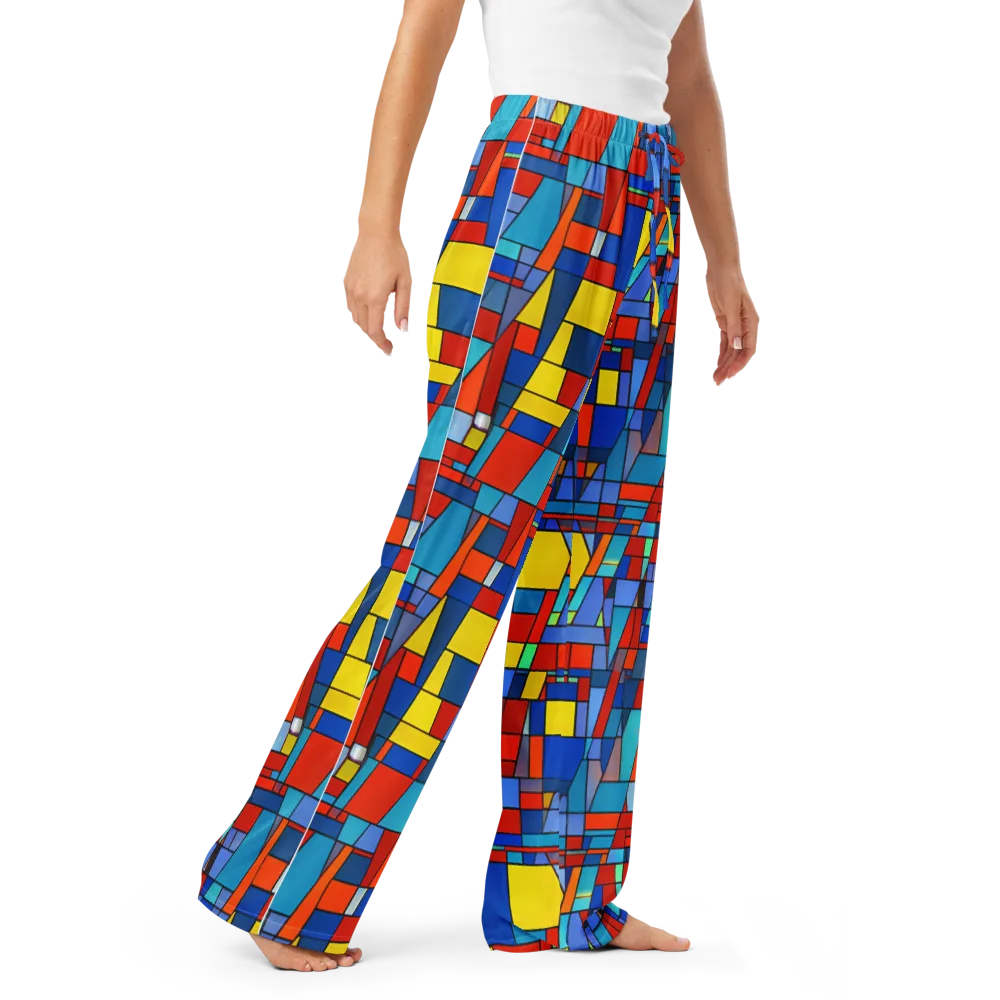 Scarlet Structure on Women's Pajama Pants — Right Front