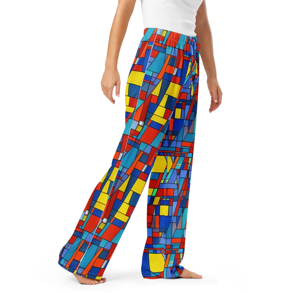 Scarlet Structure on Women's Pajama Pants — Right Front