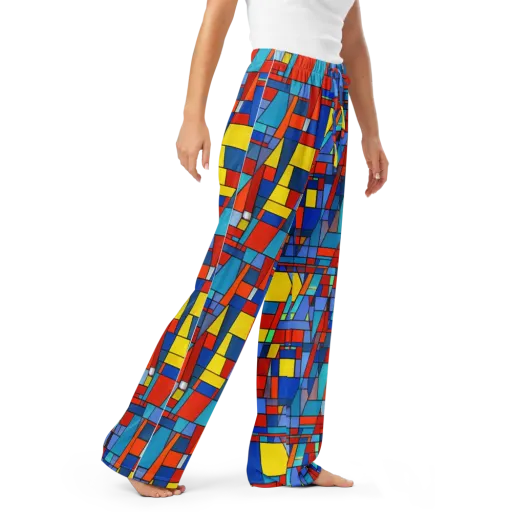 Scarlet Structure on a Women's Pajama Pants