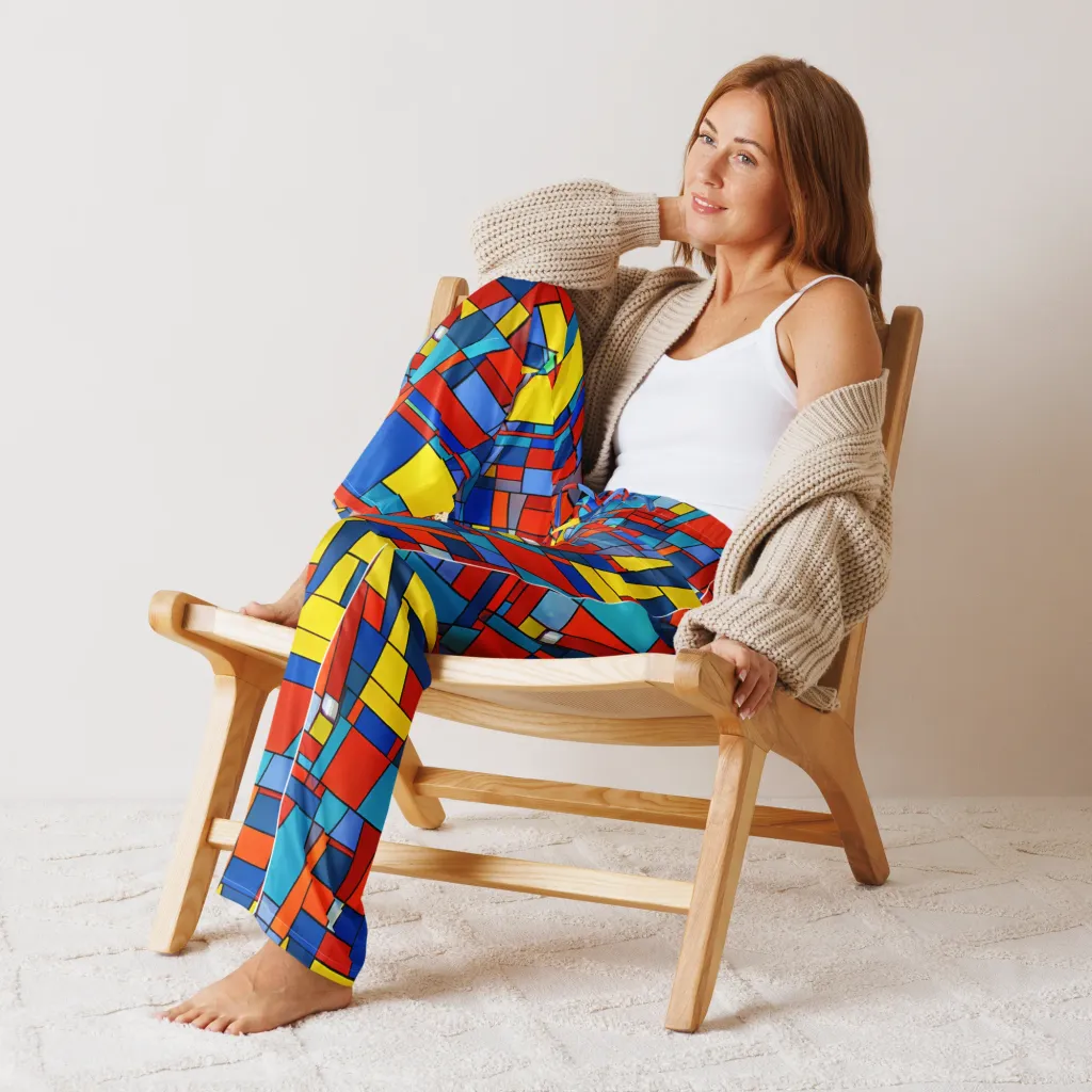 Scarlet Structure on Women's Pajama Pants — Front