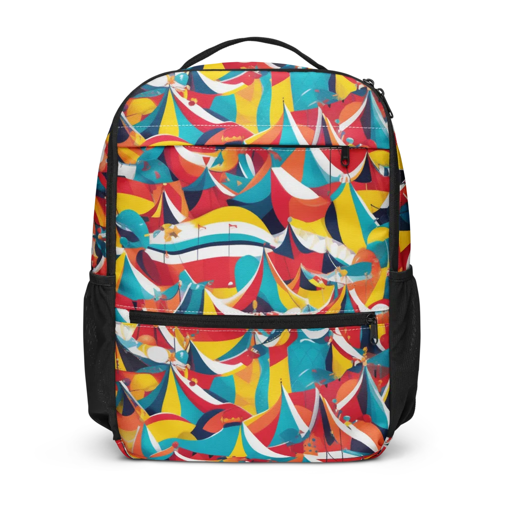 Carnival Sails on Utility Backpack — Front