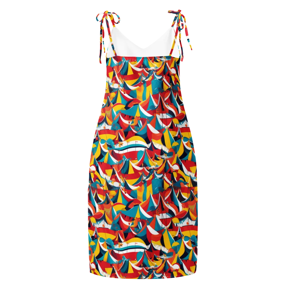 Carnival Sails on Slip Dress — Back