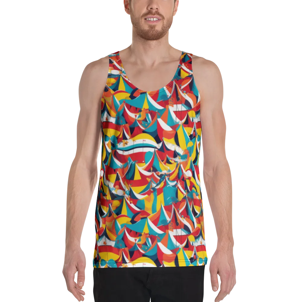 Carnival Sails on Men's Tank Top — Front