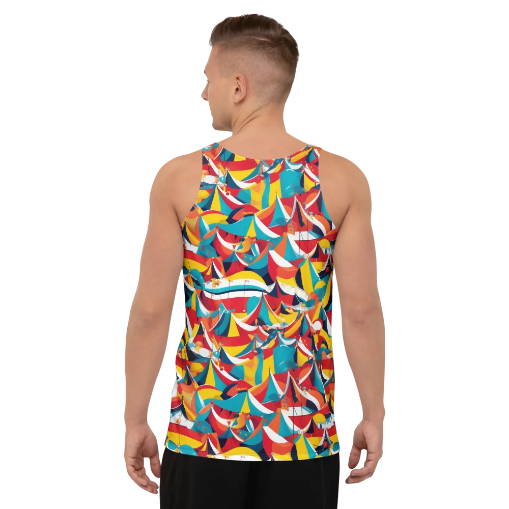 Carnival Sails on Men's Tank Top — Back