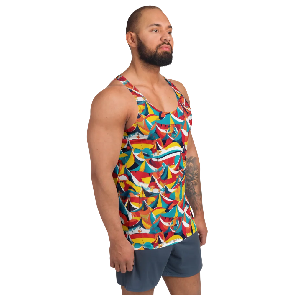 Carnival Sails on Men's Tank Top — Right Front