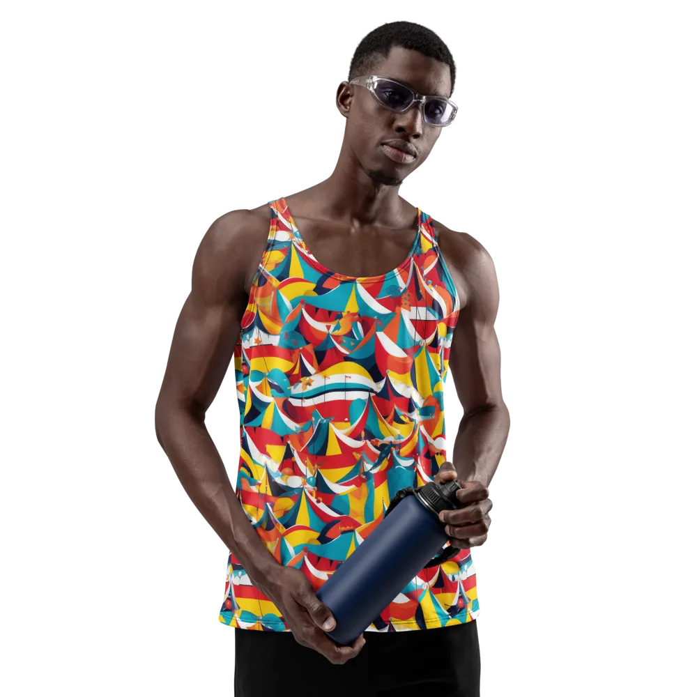 Carnival Sails on Men's Tank Top — Front