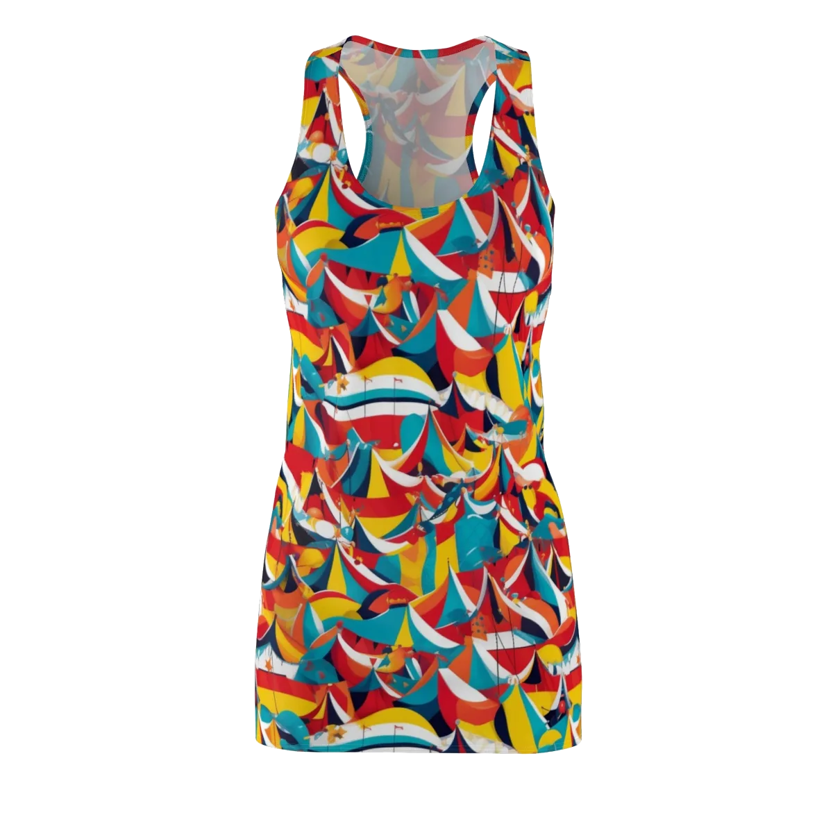 Carnival Sails on Racerback Dress — Front