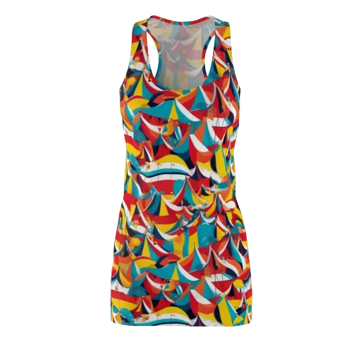 Carnival Sails on a Racerback Dress