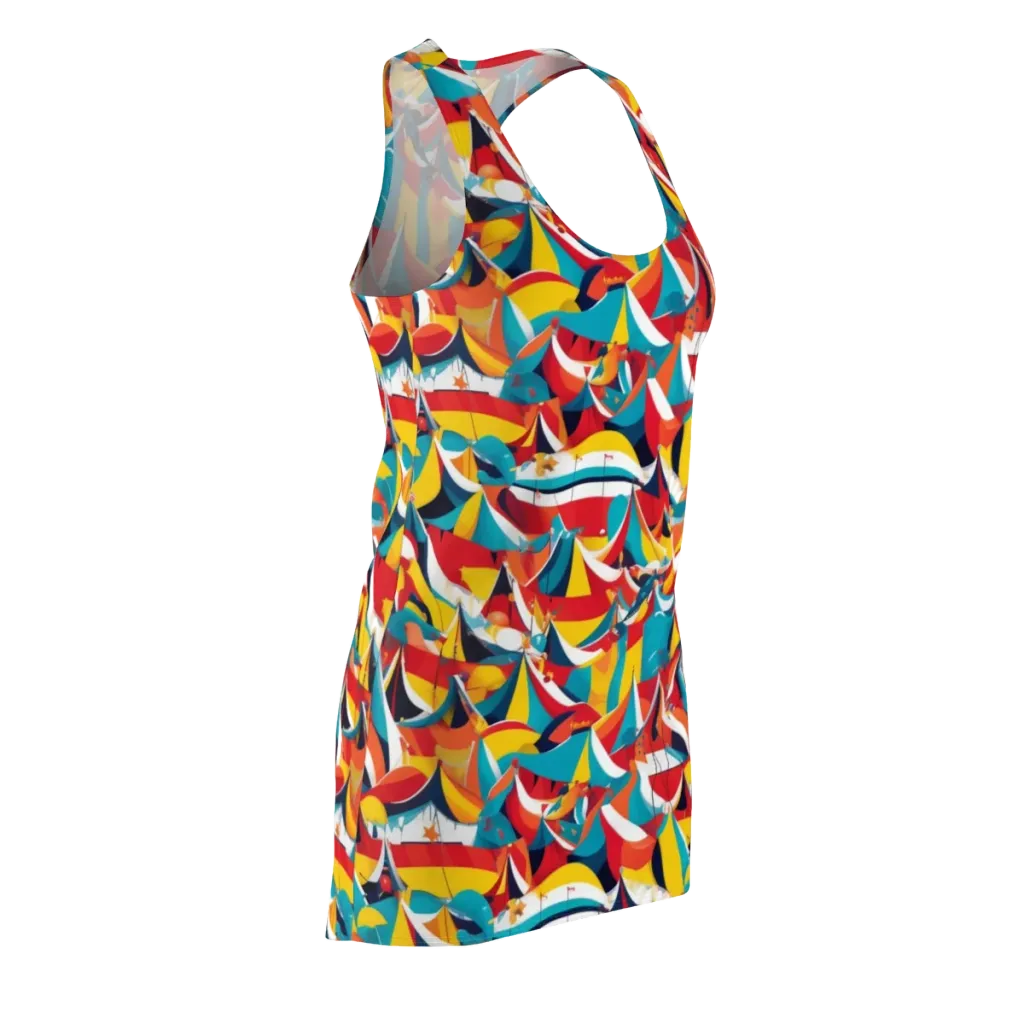Carnival Sails on Racerback Dress — Front Side