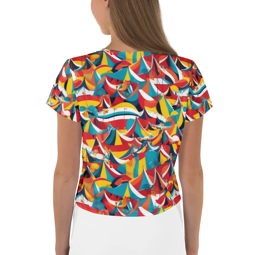 Carnival Sails on Crop Tee — Back