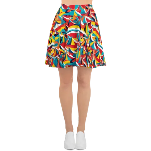 Carnival Sails on a Skater Skirt
