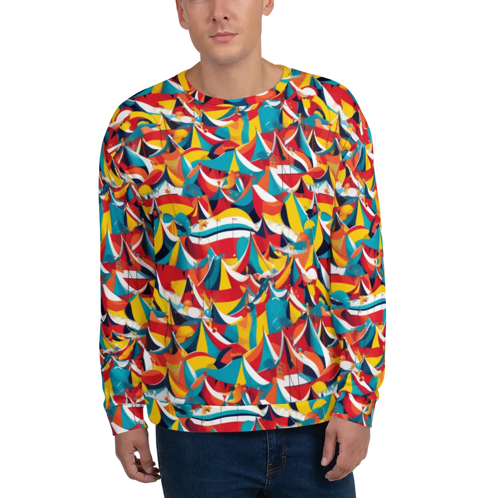 Carnival Sails on Sweatshirt — Front