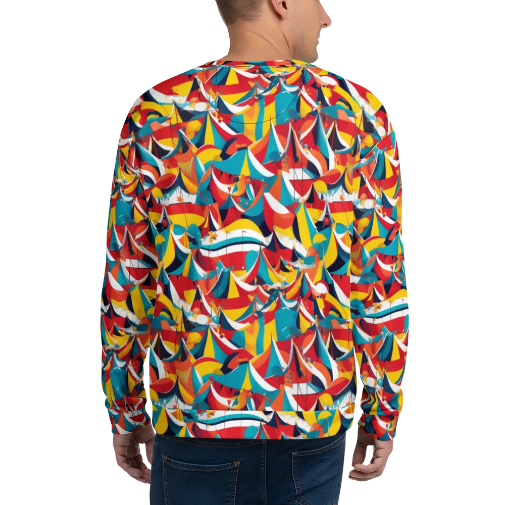 Carnival Sails on Sweatshirt — Back