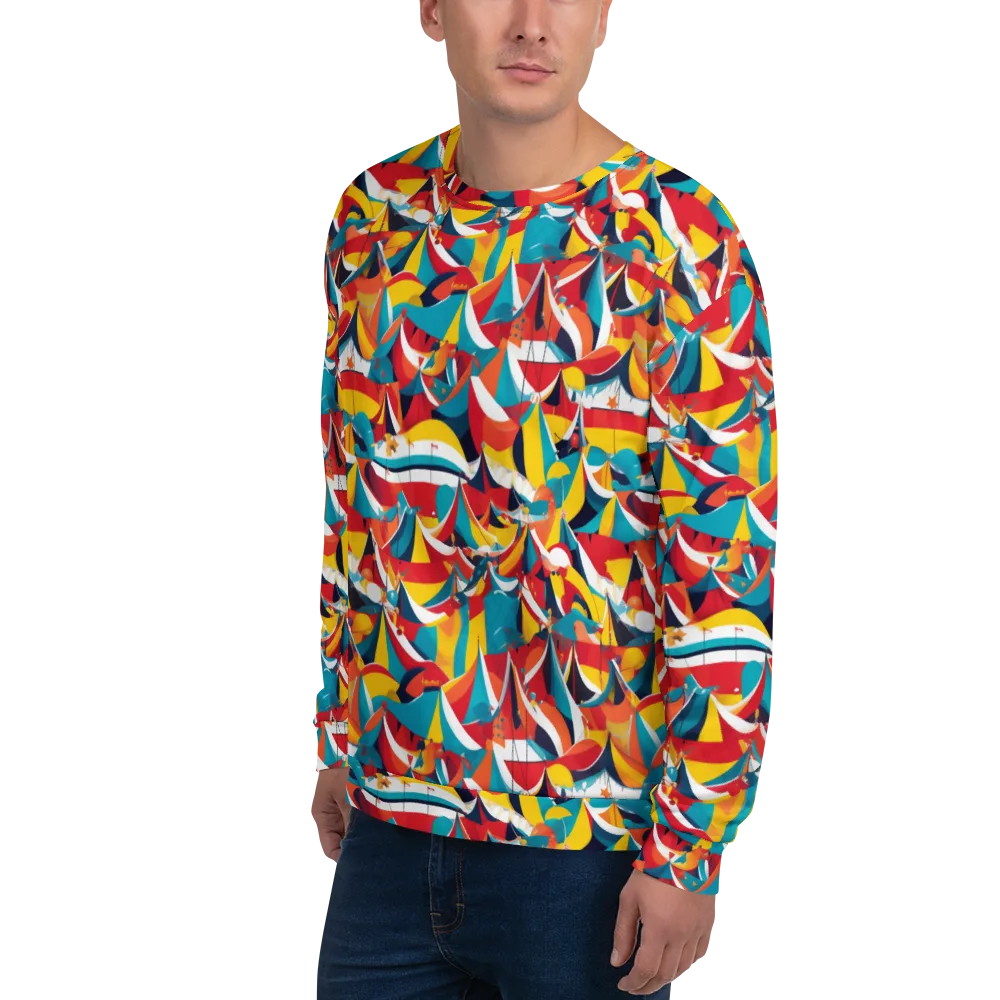 Carnival Sails on Sweatshirt — Left Front