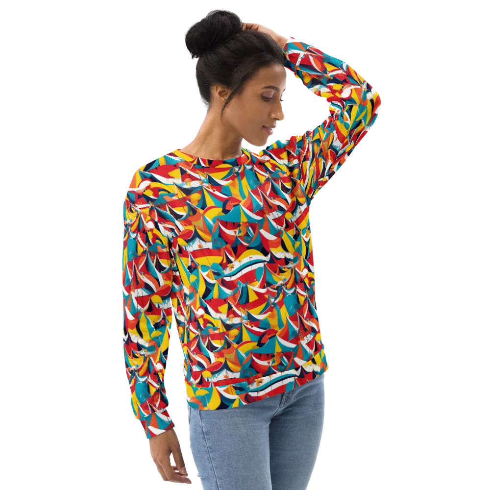 Carnival Sails on Sweatshirt — Right Front