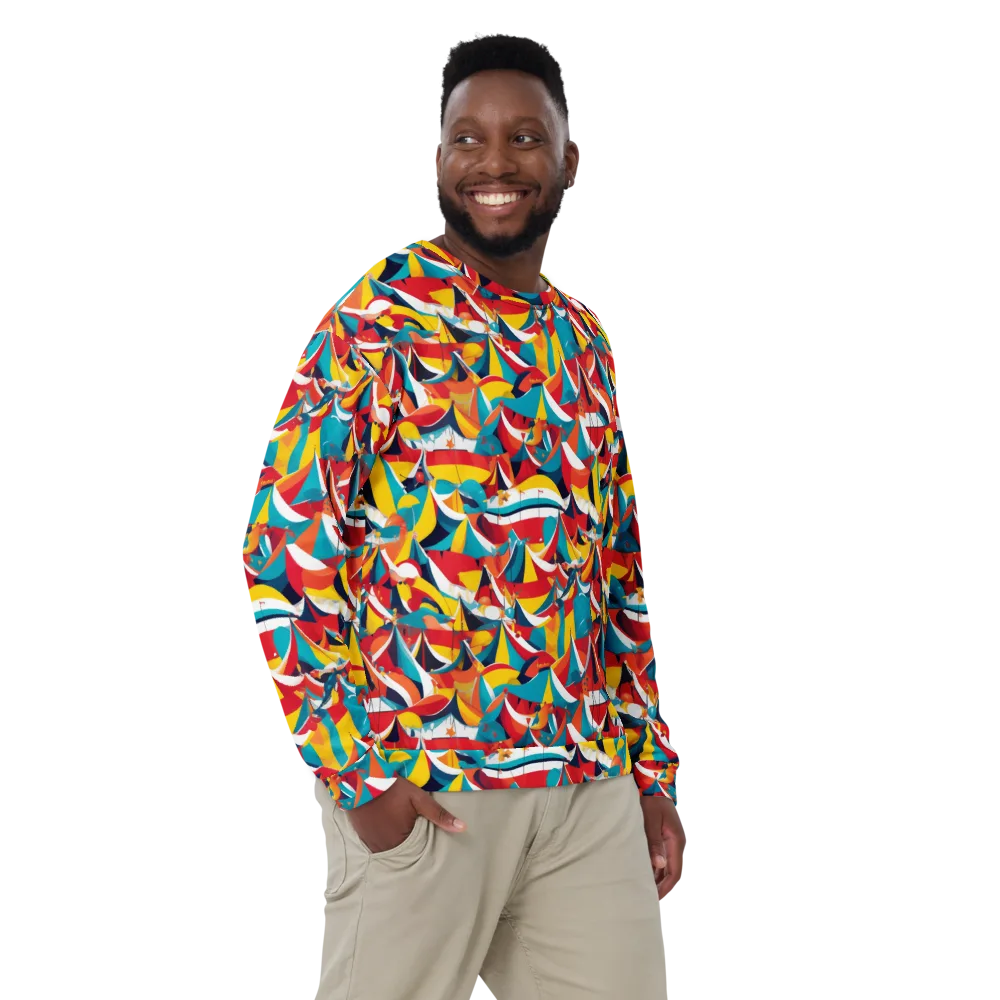 Carnival Sails on Sweatshirt — Front