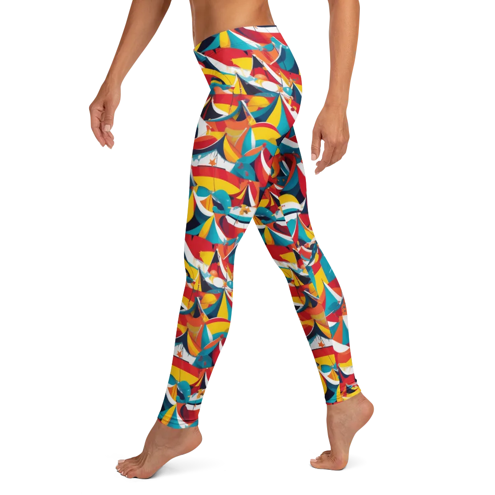 Carnival Sails on Leggings — Left