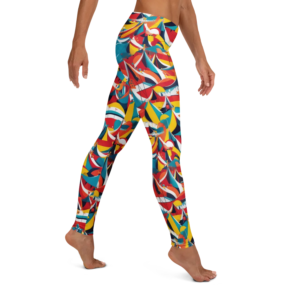 Carnival Sails on Leggings — Right