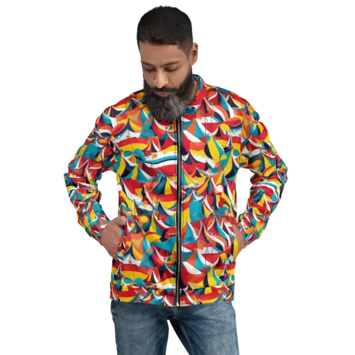 Carnival Sails on a Bomber Jacket