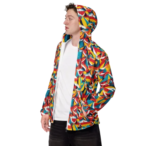 Carnival Sails on a Men's Windbreaker