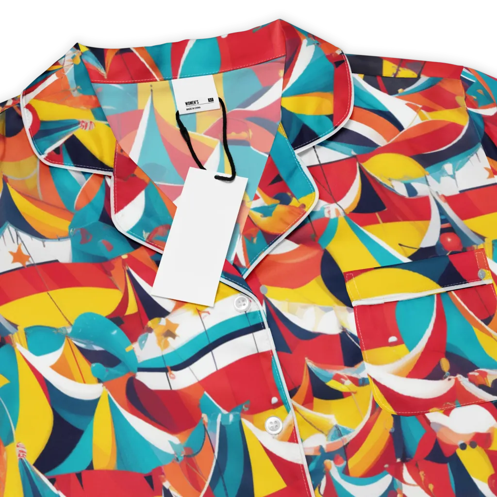 Carnival Sails on Women's Short Sleeve Pajama Top — Product details