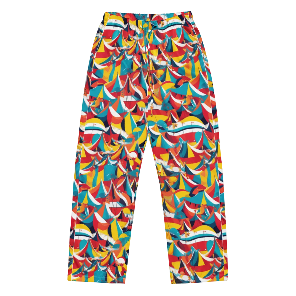 Carnival Sails on Women's Pajama Pants — Front