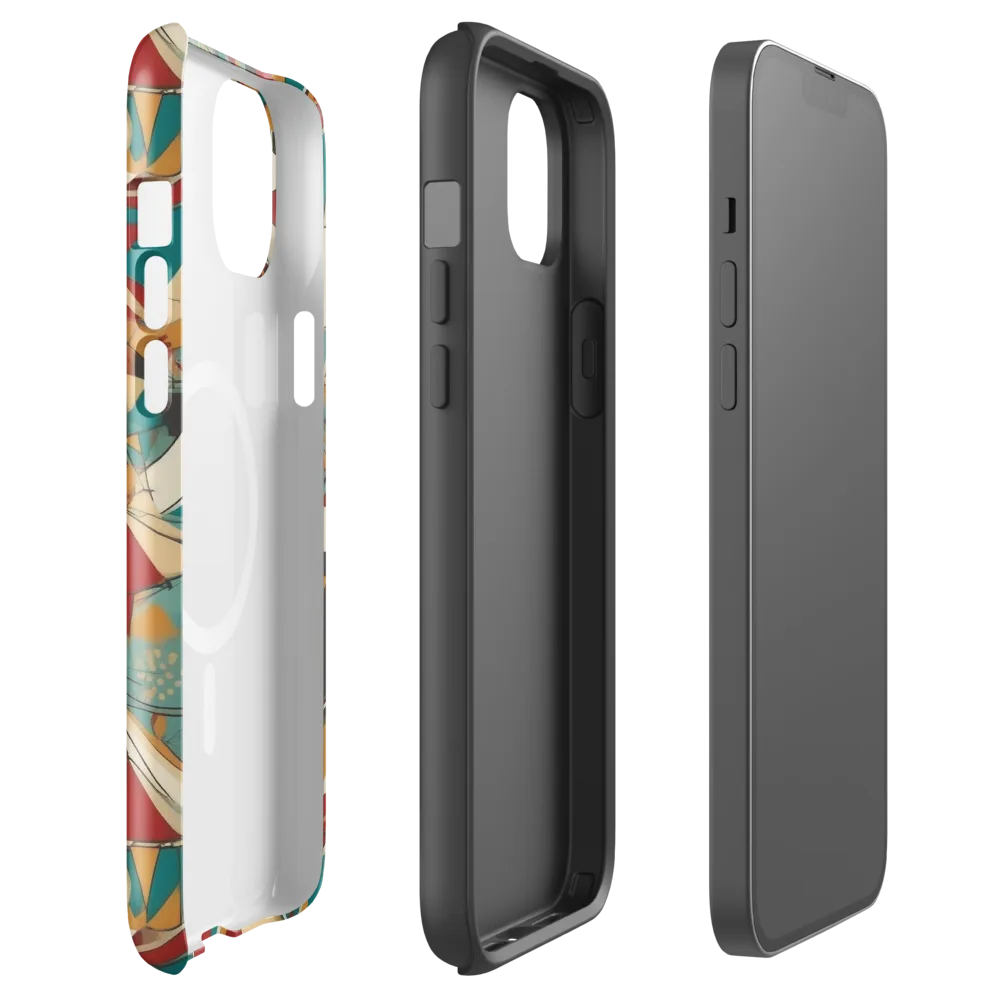 Carnival Geometry on MagSafe Tough Case for iPhone® — Front